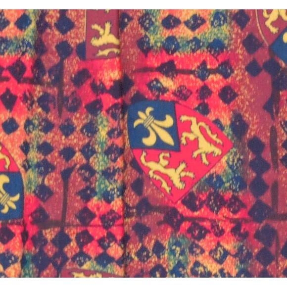 VTG Pleated Midi Skirt Crest 14 Preppy Old Money Academia Ivy League USA Made - Picture 3 of 6